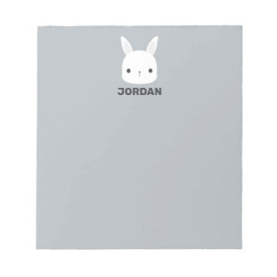Bloc-note Cute Little Bunny Rabbit with Personalized