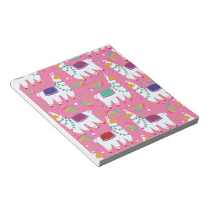 Bloc-note Cute Llama Motif