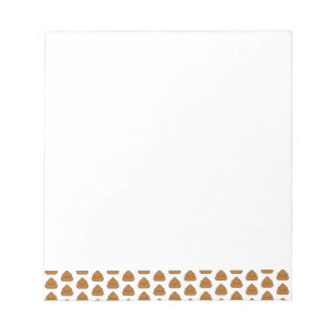 Bloc-note Cute Poop Pattern Notepad