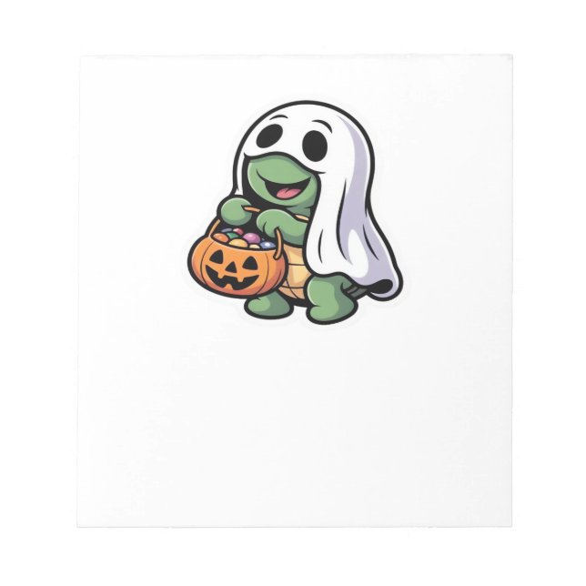 Bloc-note Cute Turtle Ghost Costume � Adorable Halloween Tri (Devant)