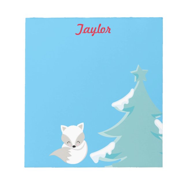 Bloc-note Cute Winter Wonderland (Devant)