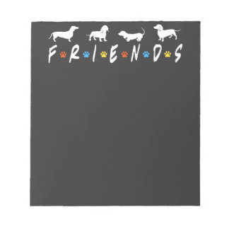 Bloc-note Dachshund Friends