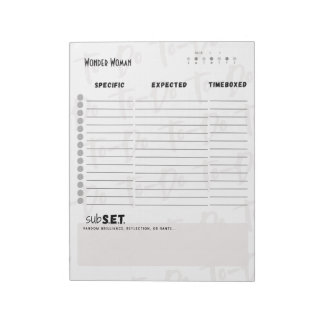 Bloc-note Daily To-Do List – Customizable Tear-Off Notepad