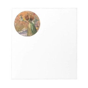 Bloc-note Dame de la Renaissance Capricorne Fantaisie Zodiaq