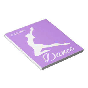 Bloc-note DANCE custom monogram & color notepad