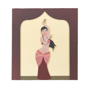 Bloc-note Danseuse orientale danseuse du ventre