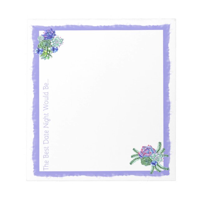 Bloc-note Date Nuit Idée Pad (Devant)