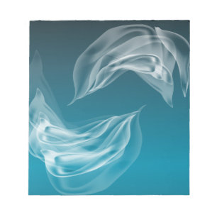 Bloc-note Dauphins Abstraits en jeu
