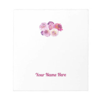 Bloc-note Dazzling Dahlia Personalized Notepad
