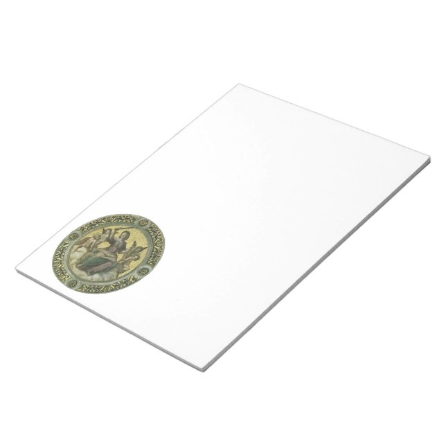 Bloc-note Déesse romaine Justice avec des anges par Raphaël (Incliné)