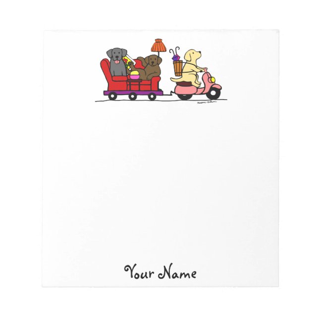 Bloc-note Déménagement des travailleurs (Devant)