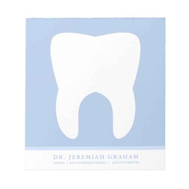 Bloc-note Dentist Office Personnel | Professionnel (Devant)