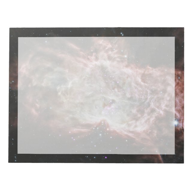 Bloc-note Des Clusters Étoiles Au Centre De La Nebula De Fla (Devant)