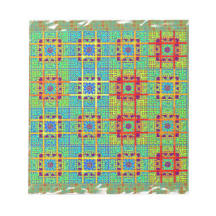 Bloc-note Design d'art ethnique motif d'Afrique du Sud