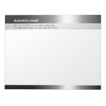 Design moderne chic noir & argent Foil Créateur