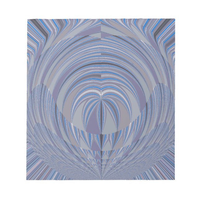 Bloc-note Design sans couture du grand coeur (Devant)