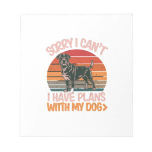 Bloc-note Désolé je ne peux pas. J'ai des projets avec mon c