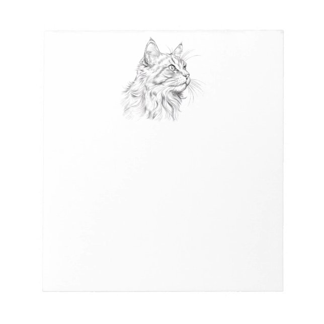 Bloc-note Dessin de chat (Devant)