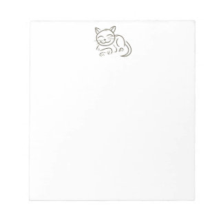 Bloc-note Dessin de ligne Kitty