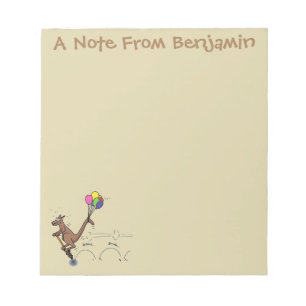 Bloc-note Dessin d'humour australien kangourou