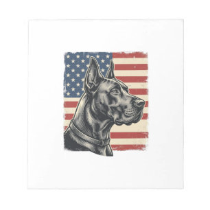 Bloc-note Dessin vectoriel de drapeau patriotique Vintage Gr