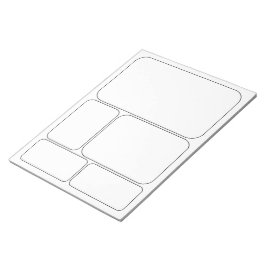 Bloc-note Dessinez vos propres BD Histoire Blank Modèles