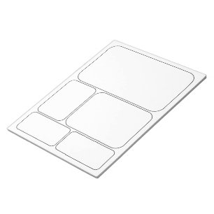 Bloc-note Dessinez vos propres BD Histoire Blank Modèles