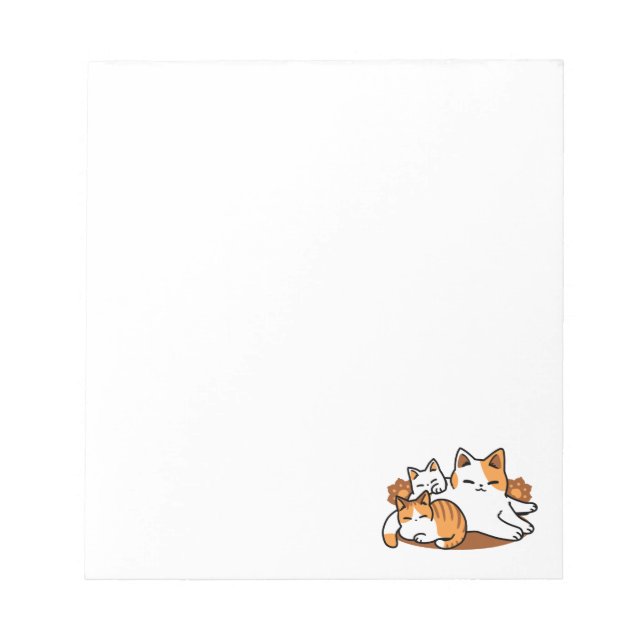 Bloc-note Détendez-vous Art Chat - 'Laze Furr Days' pour les (Devant)