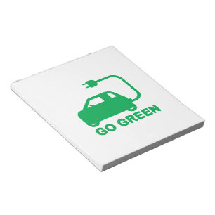 Bloc-note Devenez écolo ~ Conduite de voitures électriques