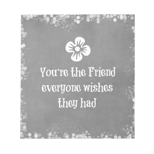 Bloc-note Devis de l'ami (Devant)