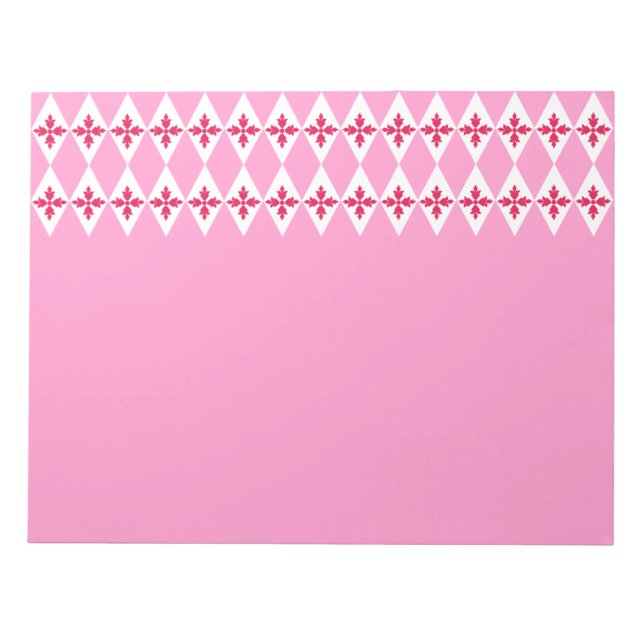 Bloc-note Diamants floraux (Devant)