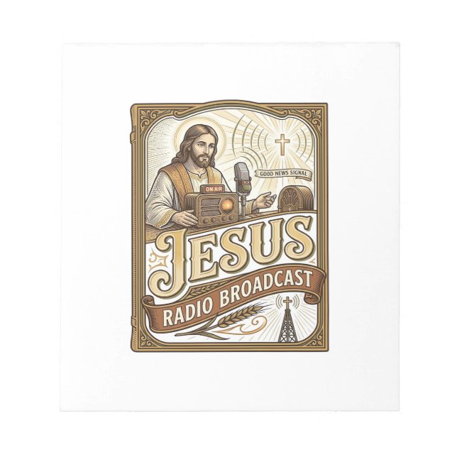 Bloc-note Diffusion Radio Jésus Diffusion Radio Jésus Christ (Devant)