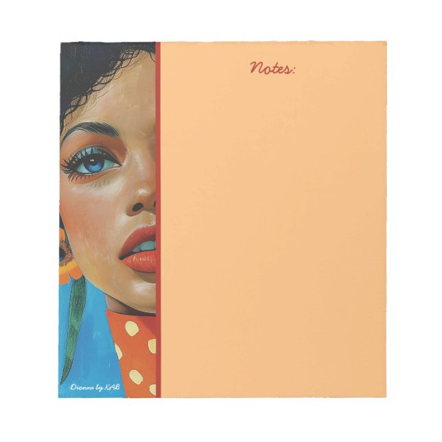 Bloc-note Dionne par KAB (Devant)