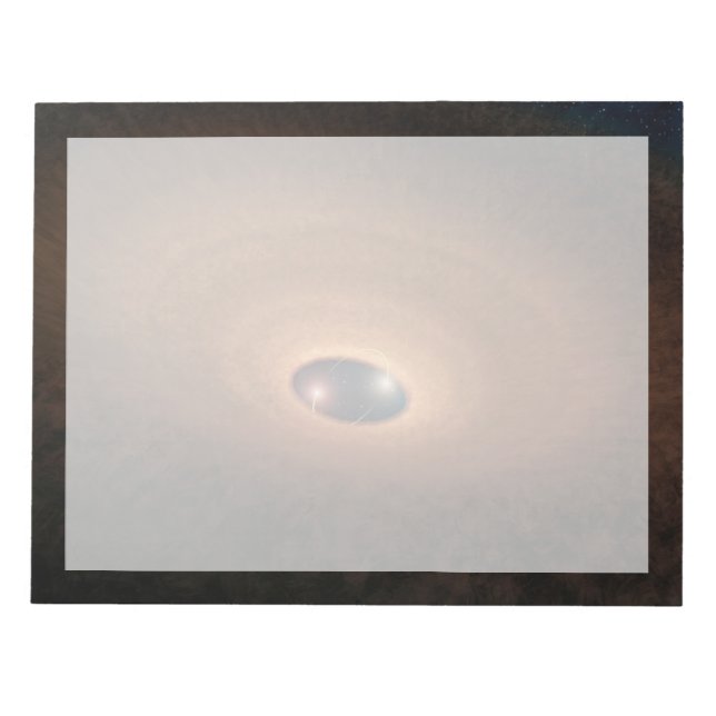 Bloc-note Disque D'Étoiles De Matériel Dusty (Devant)