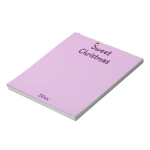 Bloc-note Douce coutume de Noël date