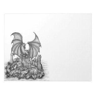 Bloc-note Dragon avec Zombie