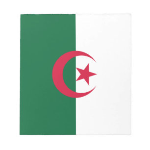 Bloc-note Drapeau algérien patriotique