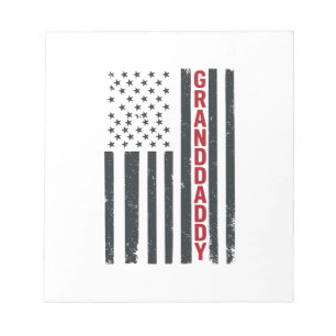 Bloc-note Drapeau américain grand-père Design patriotique vi