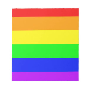 Bloc-note Drapeau arc-en-ciel