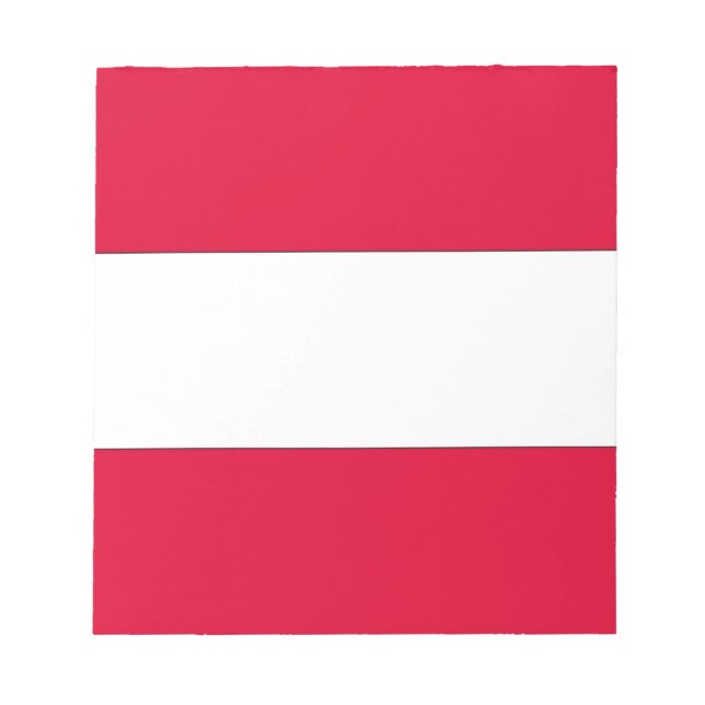 Bloc-note Drapeau autrichien (Devant)