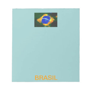Bloc-note Drapeau brésilien BR Brasil