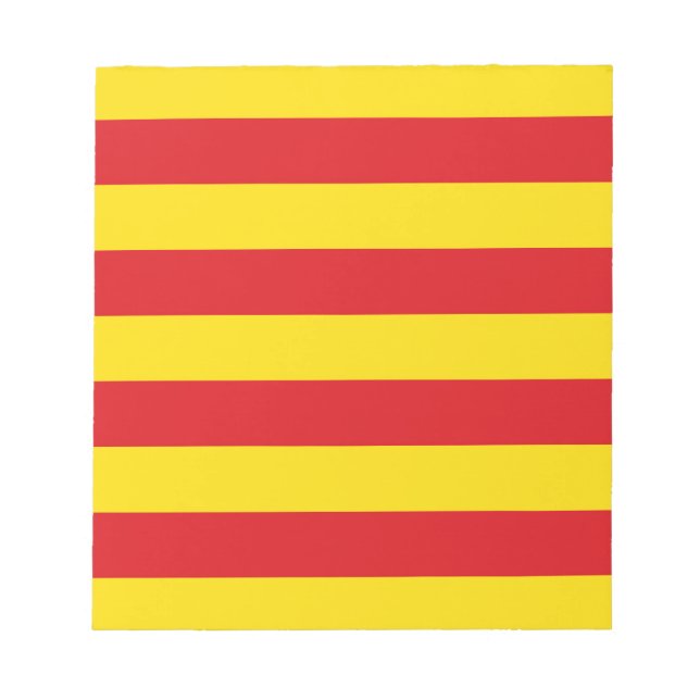 Bloc-note Drapeau catalan (Devant)