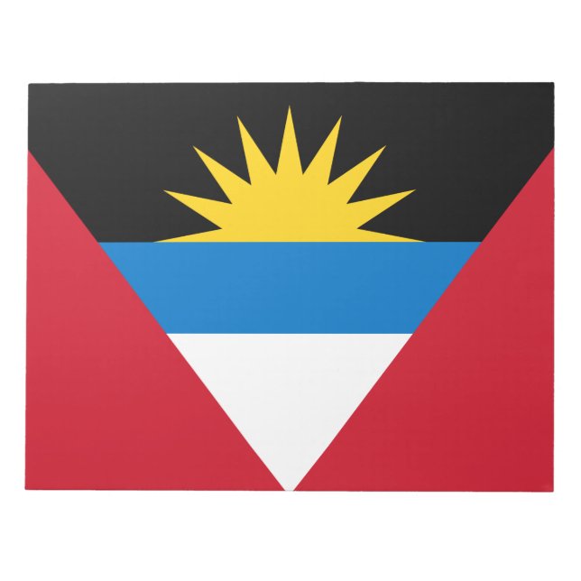 Bloc-note Drapeau d'Antigua-et-Barbuda (Devant)