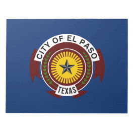 Bloc-note Drapeau de la ville d'El Paso (Texas)