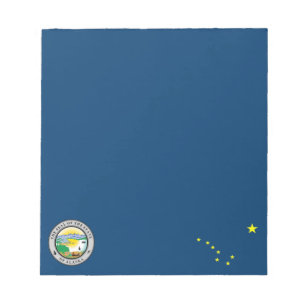 Bloc-note Drapeau de l'Alaska
