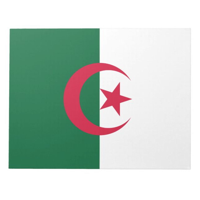 Bloc-note Drapeau de l'Algérie (Devant)