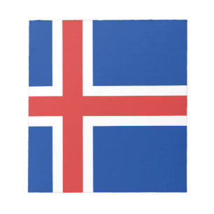 Bloc-note Drapeau de l'Islande