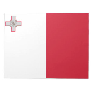 Bloc-note Drapeau de Malte