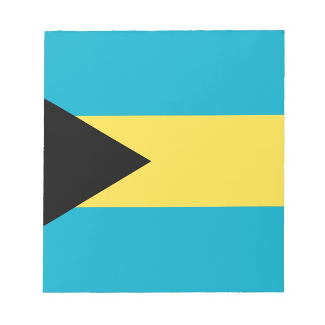 Bloc-note Drapeau des Bahamas (Devant)