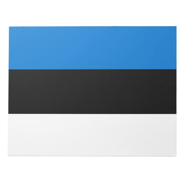 Bloc-note Drapeau estonien (Devant)